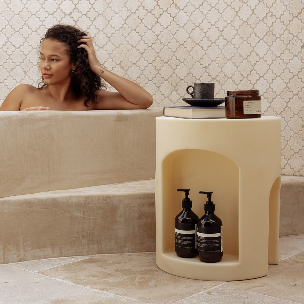 Why Every Bathroom Needs a Stool (hint: it’s not just for sitting)